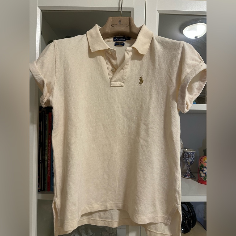 Polo by Ralph Lauren Cream Short Sleeve Tee